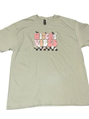 Witchy Vibes Black Tshirt XLarge